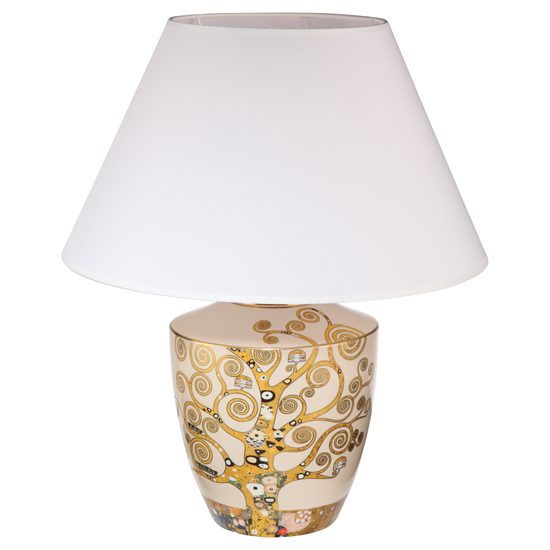 Table lampe Gustav Klimt - Tree of Life, 40 / 40 / 47,5 cm, Porcelain, Goebel