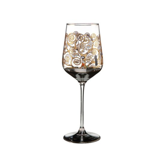 Wine glass Gustav Klimt - Tree of Life, 0,45 l, Glass, Goebel