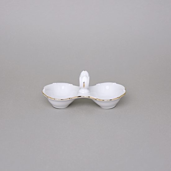 Doublebowl salt/pepper, HC001 gold line, Elizabeth