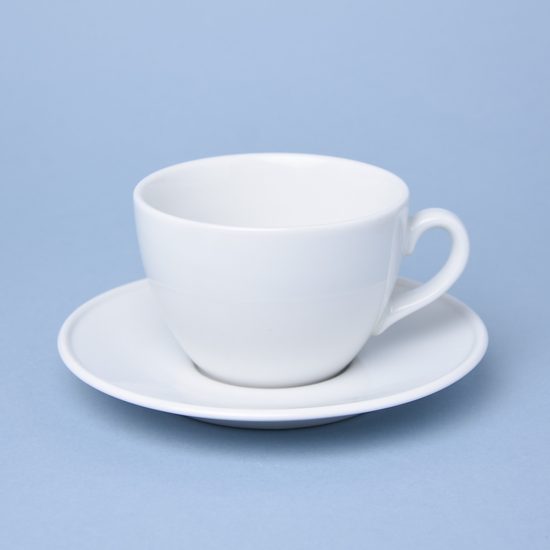 Šálek 330 ml a podšálek 17 cm Milada, Český porcelán a.s.