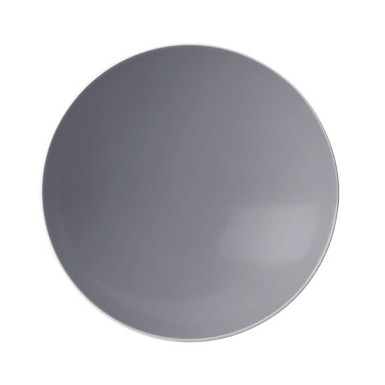 Plate for soup 20 cm, Elegant Grey 25675, Seltmann Porcelain