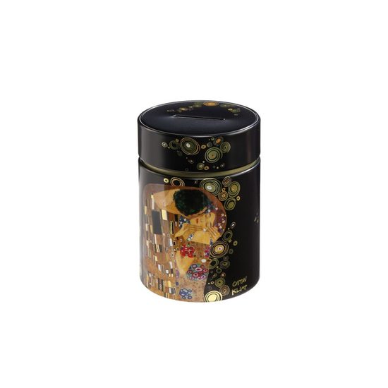 Money Box The Kiss 11 cm, metal, G. Klimt, Goebel