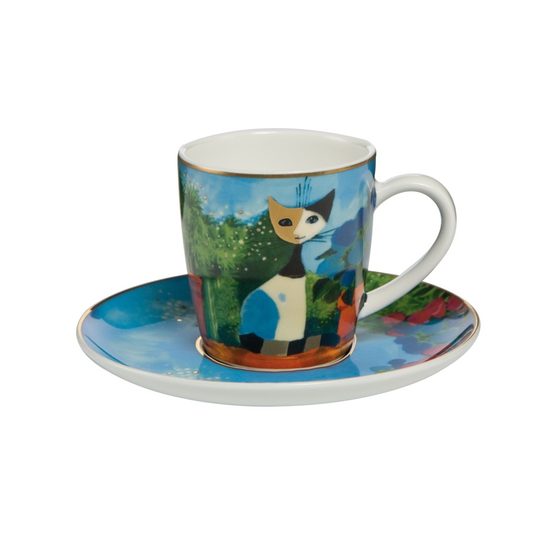 Demitasse Il gardino segreto 7 cm / 0,1 l, Porcelain, Cats Goebel R.Wachtmeister