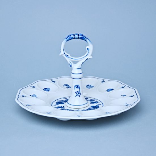 Party egg tray with key 24,3 cm, Original Blue Onion Pattern