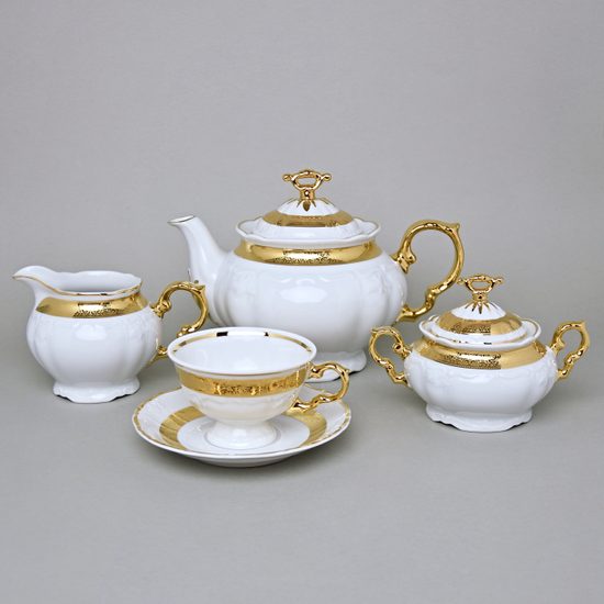 Tea set for 6 pers., Thun 1794 Carlsbad porcelain,Marie Louise 88003