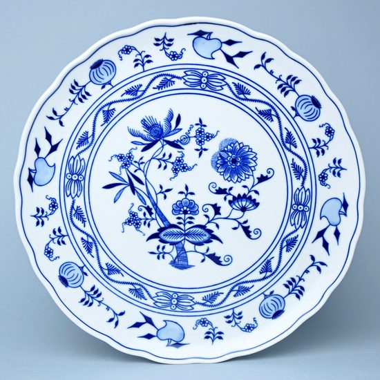 Cake plate 31 cm, Original Blue Onion Pattern