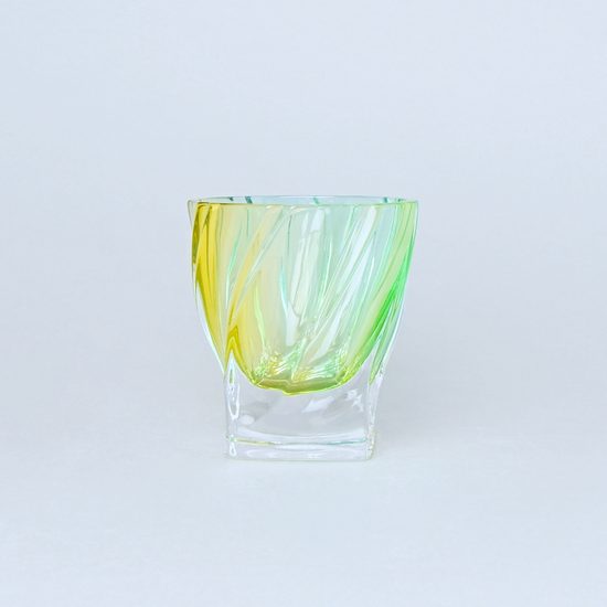 PONTI - Duha (žluto-zeleno-modrá), Sklenice na whisky, 320 ml, Bohemia Treasury