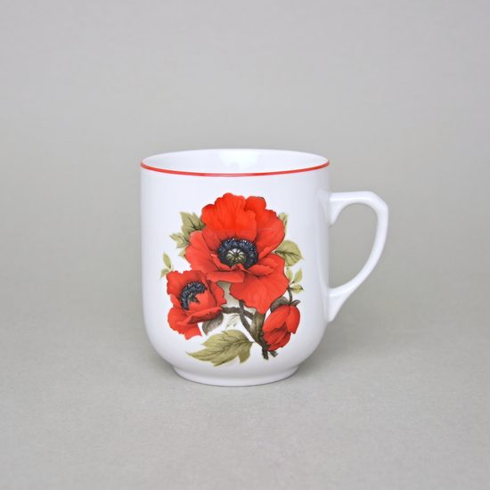 Mug Trojka 280 ml, Poppy, Český porcelán a.s.