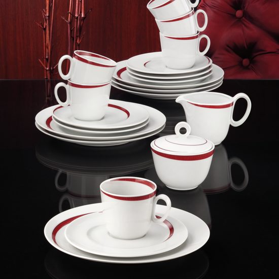 Coffee set for 6 persons (20 Pcs), Paso Bossa Nova, Seltmann Porcelain