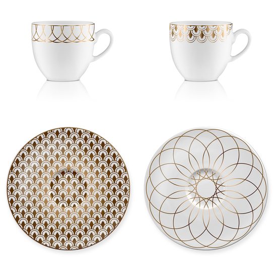 Demitasse set First Gold 100ml, porcelain, Goebel