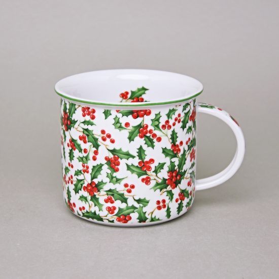 Mug Tina Fantasy, Christmas - Holly, 0,38 l, big, Cesky porcelan a.s.