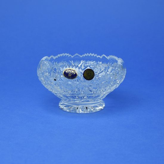 Bowl 15,5 cm footed, Maia cut, Bohemia Crystal