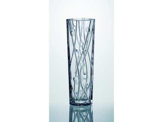 Vase slim Labyrinth 305 mm, Crystalite Bohemia