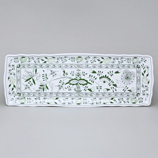 Tray square 45 x 16 cm, Green Onion Pattern, Cesky porcelan a.s.