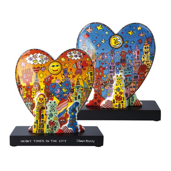 Figurka Heart Times in the City, 20,5 / 9 / 23 cm, porcelán, J. Rizzi, Goebel