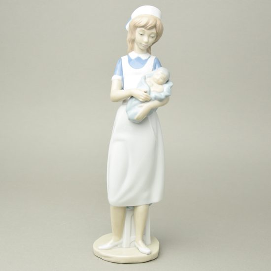 Nurse 33 cm, NAO porcelain figurines
