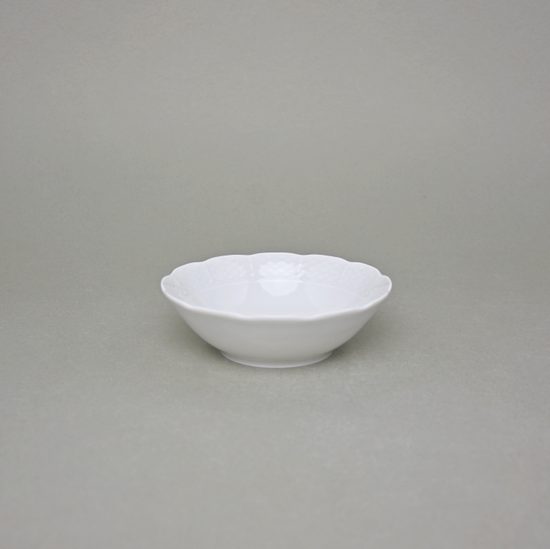 Bowl 13 cm, Thun 1794 Carlsbad porcelain, Natalie white