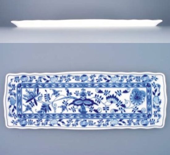 Sandwich tray square 45 x 16 cm, Original Blue Onion Pattern, QII