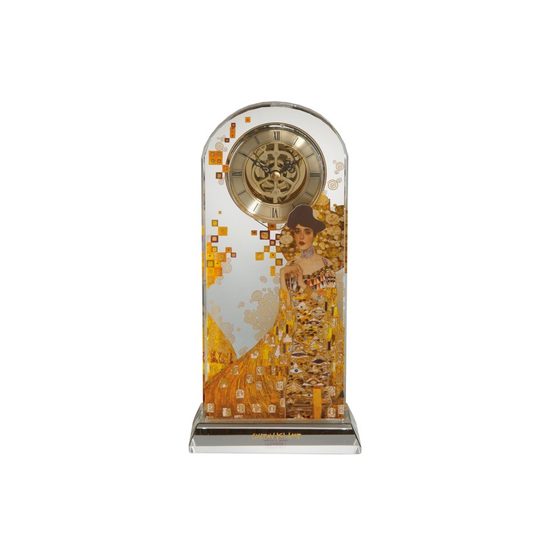 Deskclock Adele Bloch-Bauer 25,5 cm, Glass, G. Klimt, Goebel