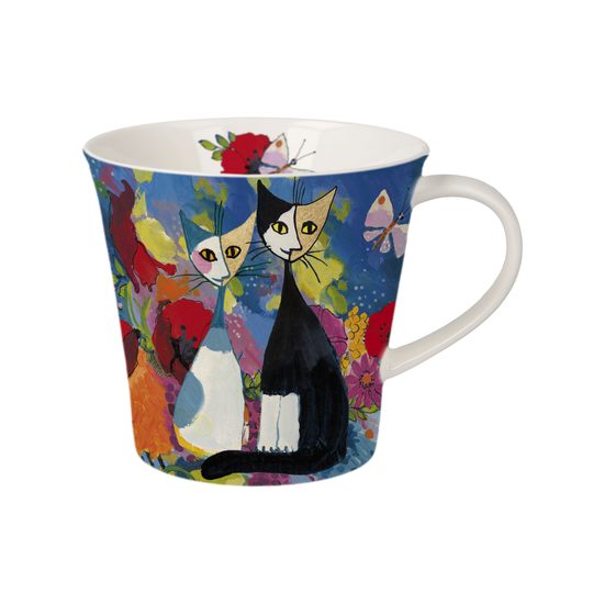 Cup Gioia di primavera 350ml, Fine Bone China, Cats Goebel R. Wachtmeister