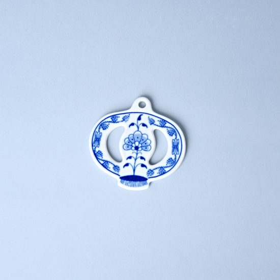 Vánoční ozdoba - jablíčko 8 cm, Cibulák, originální z Dubí