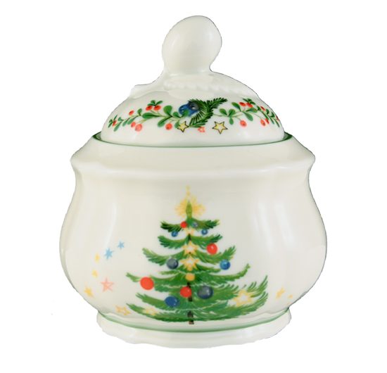 Sugar bowl 250 ml, Marie-Luise 43607 Christmas, Seltmann Porcelain