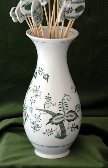 Vase 1210/3 25,5 cm, Green Onion Pattern, Cesky porcelan a.s.