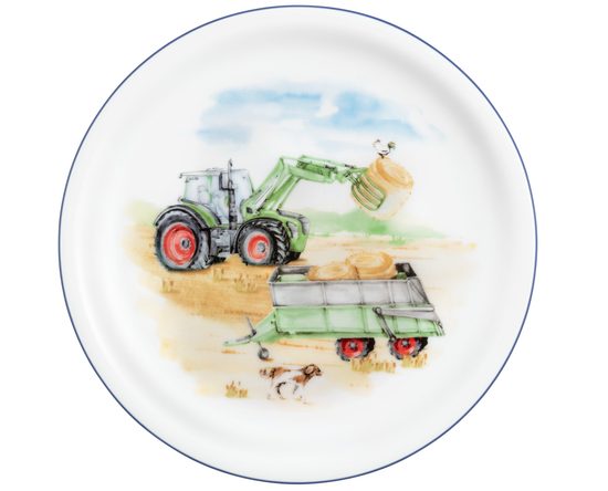 My tractor: Plate dining 19 cm, Compact 65151, Seltmann porcelain