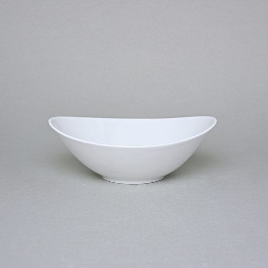 Bowl 18 cm, Thun 1794 Carlsbad porcelain, Loos white
