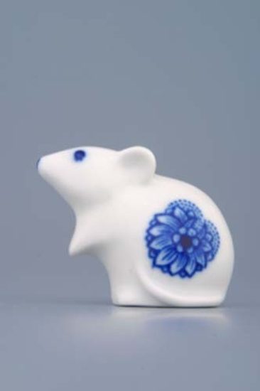 Mouse 5 cm, Original Blue Onion Pattern, QII