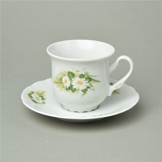 Tea cup and saucer 0,2 l / 14,5 cm, Thun 1794 Carlsbad porcelain, CONSTANCE 80262