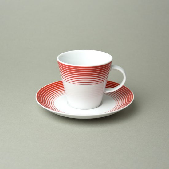 Cup 150 ml + saucer 15 cm, Thun 1794, karlovarský porcelán, TOM 29954a0