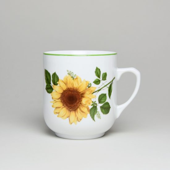 Mug Trojka 0,28 l, Český porcelán a.s., Sunflower