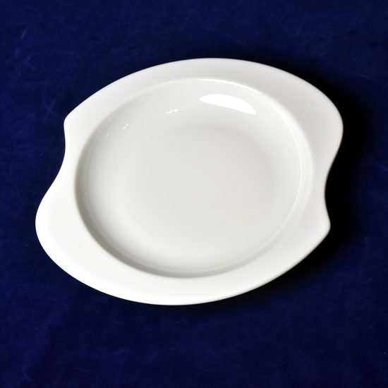 Plate deep curved 23 cm, Sketch Basic, Seltmann Porcelain