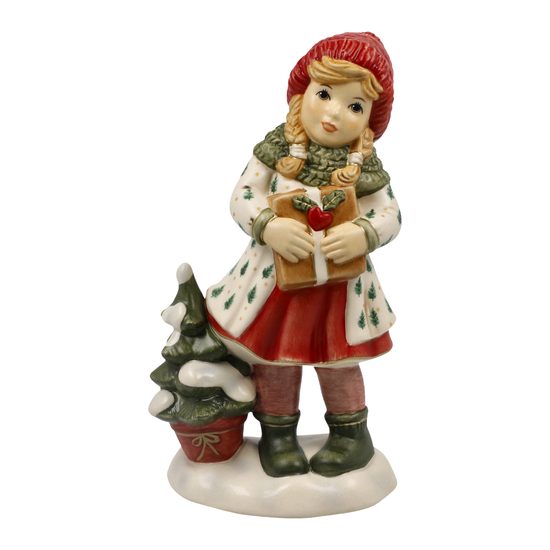 Figurka Darovat s láskou 8 / 6 / 14,5 cm, kamenina, Goebel