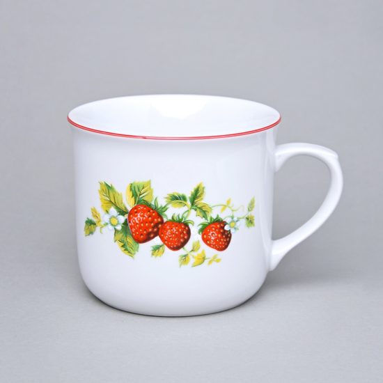Hrnek vařák 650 ml jahody, Český porcelán a.s.