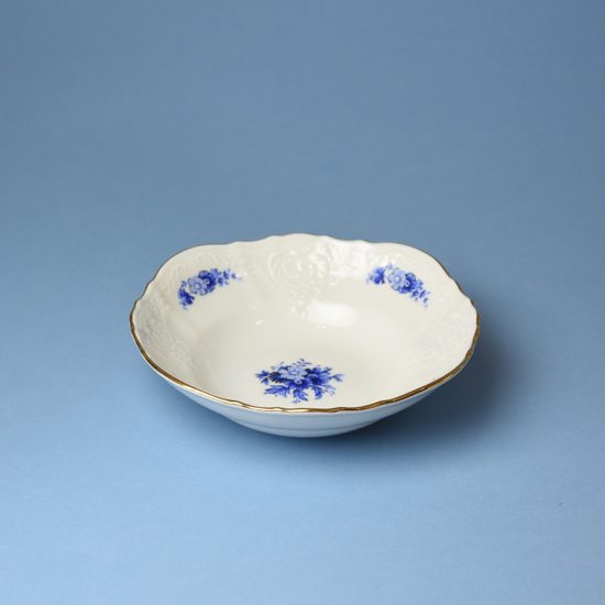 Miska 16 cm, Thun 1794, karlovarský porcelán, BERNADOTTE modrá růže
