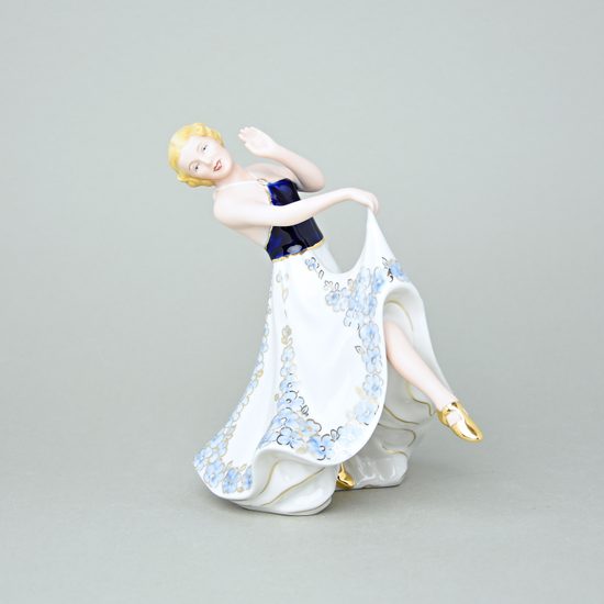 Tančící dívka 11,8 x 18,5 x 20,7 cm , Isis 5, Porcelánové figurky Duchcov