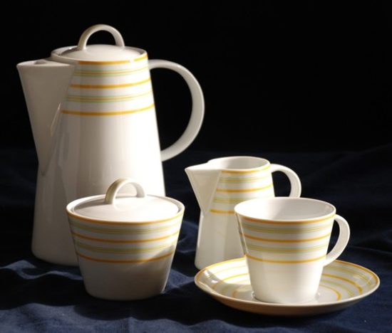 Coffee set for 6 persons, Thun 1794 Carlsbad porcelain, TOM 29958