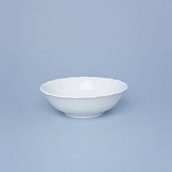 Bowl 16 cm 450 ml, Ophelia white with bottom sign, Thun 1794