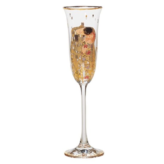 Champagne glass Gustav Klimt - The Kiss, 0,1 l, Glass, Goebel