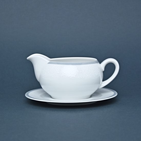 Sauce boat 400 ml + undersaucer, Thun 1794, karlovarský porcelán, OPÁL 80446