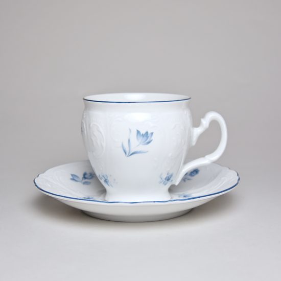 Coffee cup and saucer 220 ml / 16 cm, Thun 1794 Carlsbad porcelain