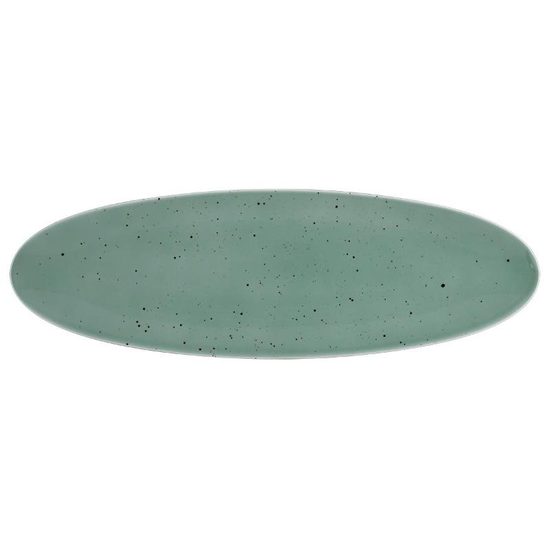 Platter oval 44 x 14 cm, Life Petrol 57011, Seltmann Porcelain