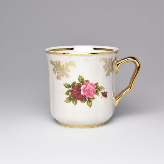 Mug Karel 0,27 l, Cecily roses, Carlsbad porcelain