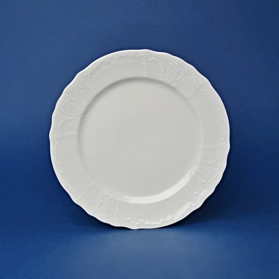 Talíř dezertní 21 cm, Thun 1794, karlovarský porcelán, BERNADOTTE ivory