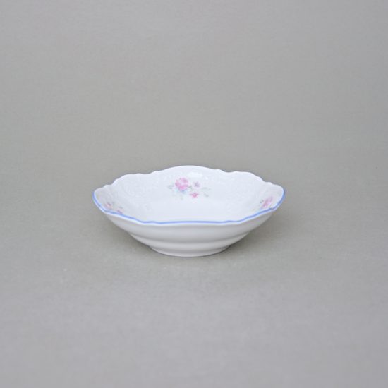 Bowl 13 cm, Thun 1794 Carlsbad porcelain, BERNADOTTE blue-pink flowers