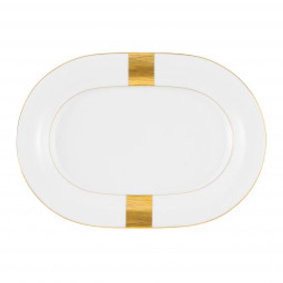 Platter oval 24 x 17 cm, Jade Macao 3636, Tettau Porcelain