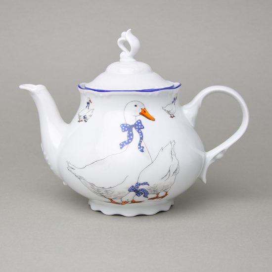 CONSTANCE Goose: Tea pot 1,2 l, Thun 1794, karlovarský porcelán