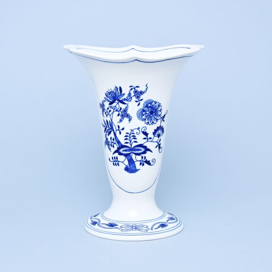 Vase 19 cm, Original Blue Onion Pattern